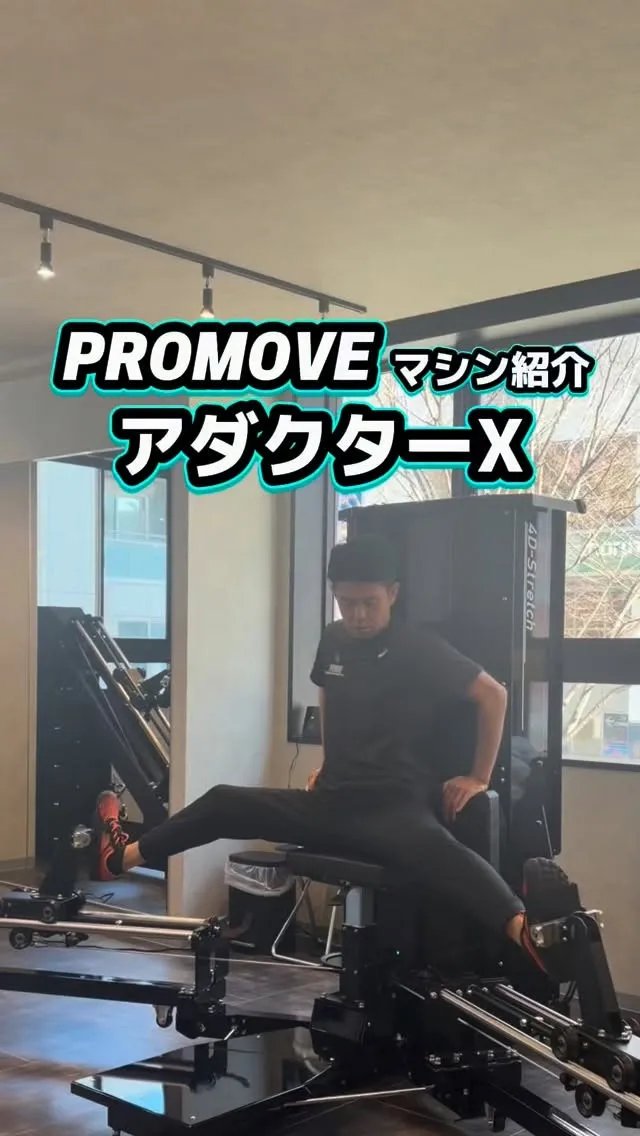 ・開脚された状態でペダルを外側に向かってプレスするマシン。